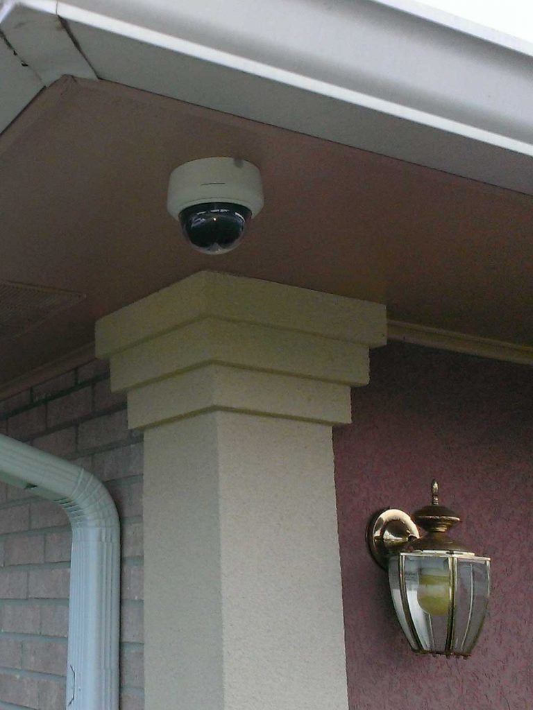 Security Camera on Front Porch